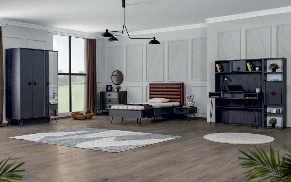 BLACK ROOM SET